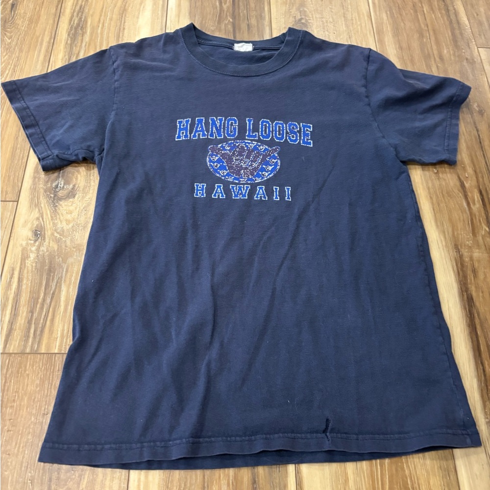 Hang Loose Hawaii Navy T-Shirt